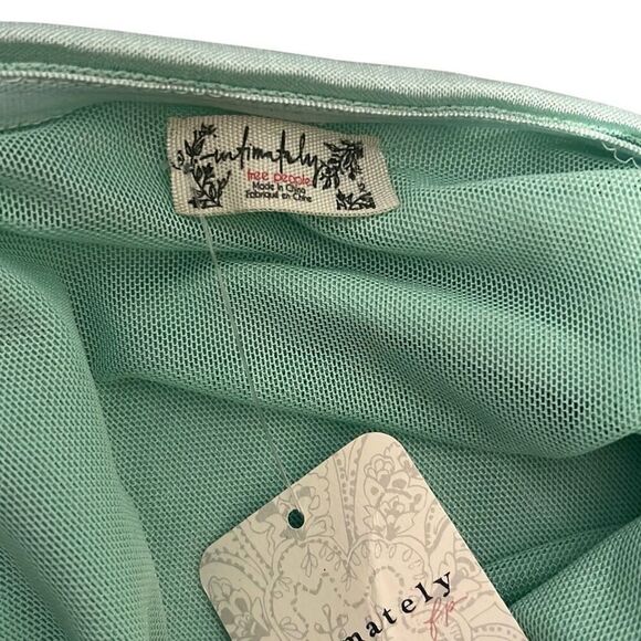 Free People Intimately Sky Mist Green / Mint Green 100 Ways Wrap Bodysuit - Size - Picture 4 of 16